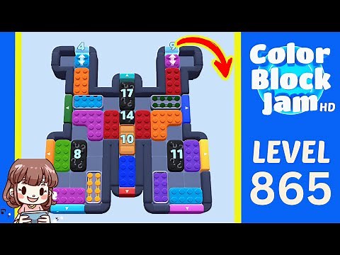 Color Block Jam Level 865 Solution Walkthrough