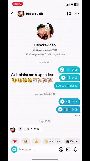 Vey a @Débora João @lorranyhelena2