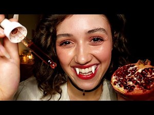 ASMR Vampire Spa 🌒🦇 Facial Treatment, Fang Care, Nails, Hair Trim (Layered Sounds)