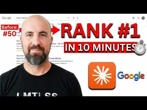 How I Use Claude Code for SEO to Rank #1 (in 10 minutes)