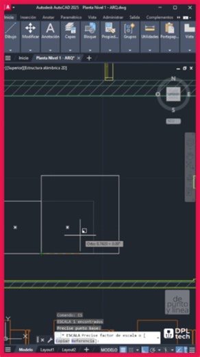 CAD 33 - Aprende a escalar objetos en AutoCAD Español | CURSO BÁSICO AUTOCAD 33 En este video te mostraremos la forma de escalar objetos en AutoCAD. Suscríbete para más contenido! https://www.youtube.com/c/depuntoylinea #arquitectura #arquitecto #ingenieria #ingenieriacivil #TUTORIAL #TIPS #autocadtips #architecture #architect #autocadtutorial #revit #cad | De Punto y Línea