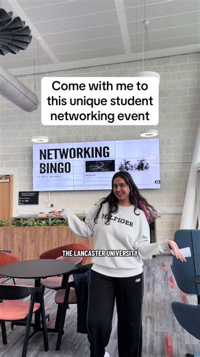 7 student societies worked together to make this happen 🤝 The Management School mixer event brought together societies ranging from the 93% club to Women in Business. Angel is a Business Management student and @Lancaster University Management School Student Content Creator #uni #studentlife #lancasteruniversity #comewithme #networking