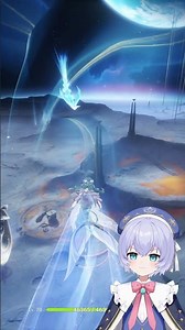 Vodyanitsa swimming on the moon | Genshin Impact