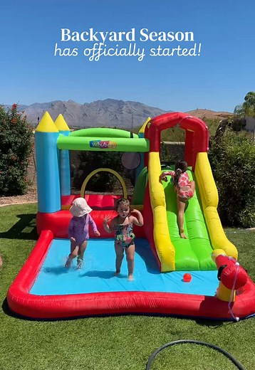 Bounce House Water Slide Combo for Backyard Fun