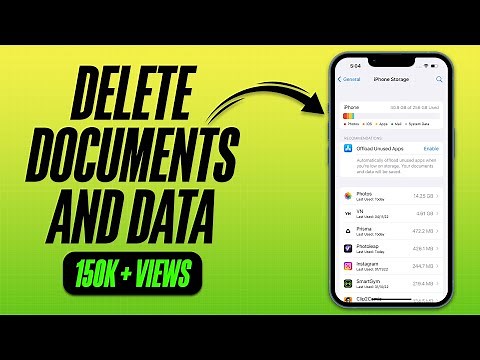 How to Delete Documents and Data on iPhone and iPad