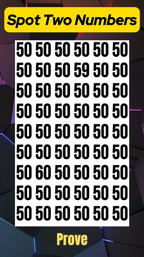 14K views · 894 reactions | Can you spot two numbers. | Quiz Craze | Facebook