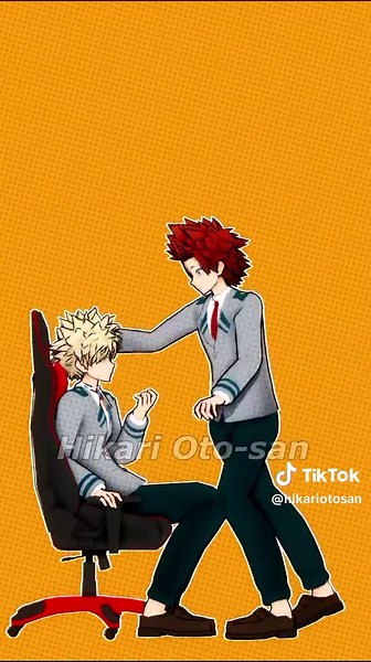 Bailando con Bakugou y Kirishima: MMD de BNHA