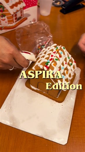 FDRHS ASPIRA CLUB on Instagram: "✨Making gingerbread houses and spreading Christmas cheer with ASPIRA 🧑‍🎄🎄✨ Join the club and be part of the fun 🤍 🤍#aspira #highshool #christmas"