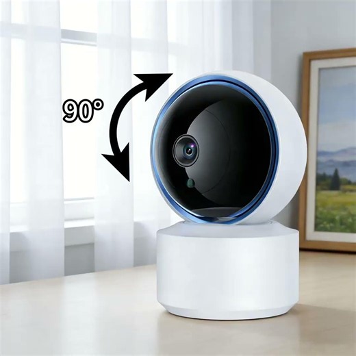 5MP Baby Monitor with Motion Tracking & 2-Way Audio#minicamera #camera #family #cctv #tech #home