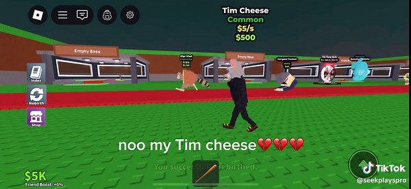Noo my Tim cheese