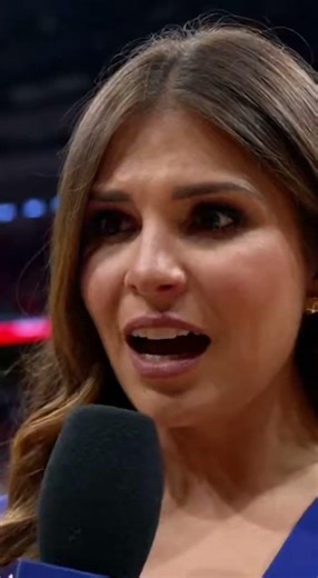 Unexpected LOVE During NBA Interview! 😱❤️#EliteNBAMoments #NBA #NBAShorts