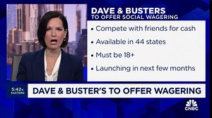 Dave & Buster’s to allow customers to bet on arcade games
