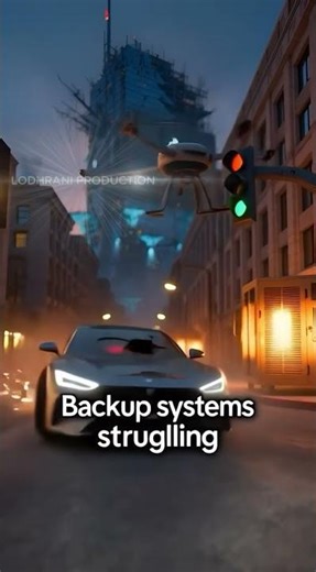 “The First 60 Seconds After an EMP Strike — City in Darkness”