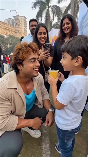 Shouvik Datta Banik with Little Kid: Heartwarming Fan Moment