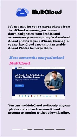 How to Merge Photos from Two iCloud Accounts | Step-by-Step Guide #multcloud #cloudstorage