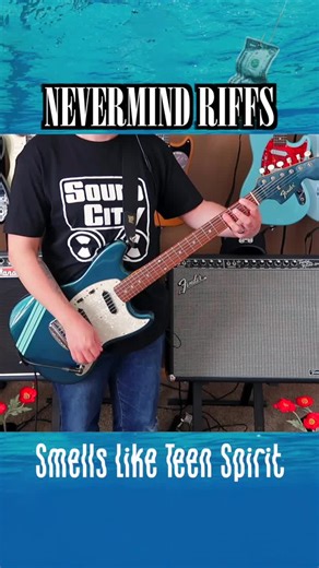 Nevermind Riffs on 5 Nevermind Era Guitars 🎸 - @Fender Competition Mustang - Fender Kurt Cobain Signature Jaguar (roadworn) - @Khristore ‘Courtney’ Telecaster - Vintage Fender Vandalism Strat build - Vintage Fender VMA Strat build #nirvana #nirvananevermind #nirvanaguitar #kurtcobain #kurtcobainguitar