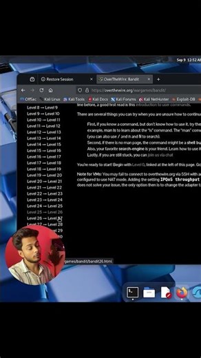 Linux Practice Game: OverTheWire Bandit Challenge