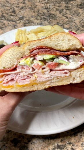 This is the sandwich that scooby and shaggy were always making! 😮‍💨🔥. #grinder #sandwich #sub #lunch #mealideas #yum #viral #easyrecipe | Whatsmomcookin