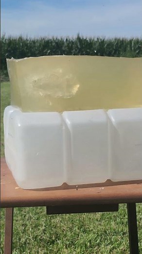 .17wsm vs. homemade ballistics gel using winchester 20 grain high velocity ammo