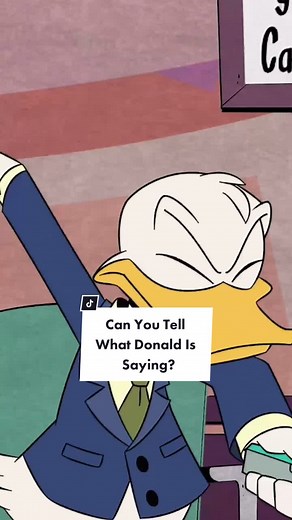 Help a pal out! Can you take a quack at what Donald is saying? 🤔 Stream DuckTales on Disney #DuckTales #DonaldDuck #TVShow