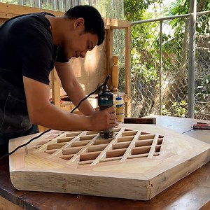 156K views · 728 reactions | A Unique And Modern Table Created By An Experienced Young Carpenter | Woodworking Skill | Facebook