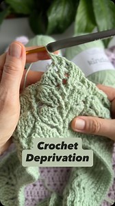 I started a new cardigan using my Berries Yoke Sweater pattern, but with one mission: less screen time. I miss crocheting so much I’m jealous of people who can just… sit and crochet like it’s nothing. Yes, I’m still editing every row and every chart on my computer, but in my personal dictionary, that counts as “low screen time.” Who would’ve thought being a crochet designer means being chronically deprived of actual crochet? 🤷‍♀️ #outstandingcrochet #crochetpattern #crochetsweater | Outstanding