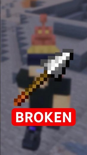 THE MINECRAFT SPEAR PROBLEM NOBODYS TALKING ABOUT…