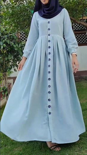 Trendy Hijab Abaya Dress Cutting And Stitching/ Burqa Cutting & Stitching / Burkha DIY/Maxi Dress