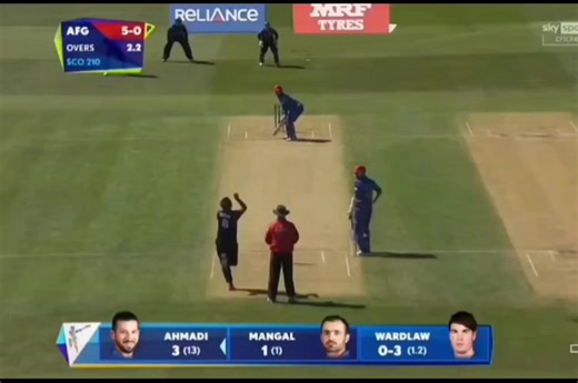Afghanistan vs Scotland Cricket Match Highlights