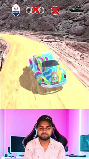 Car Audi vs marsdis speed test #car #beamngexperiments #lambocar #gaming#drivingmode#youtubeshorts