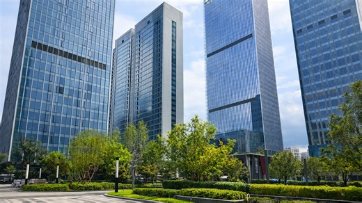 Espace vert urbain à Xi’an en Chine