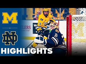 Michigan vs Notre Dame | What a Game | NCAA College Hockey | Highlights - January 10, 2026