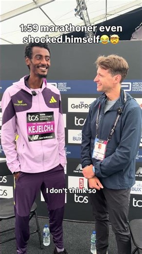 1:59 in his DEBUT marathon, even to Yomif Kejelcha, sounded too good to be true on Friday 😂