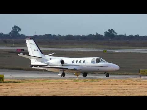 Cessna 500 Citation I LV-BID despegando de Cordoba