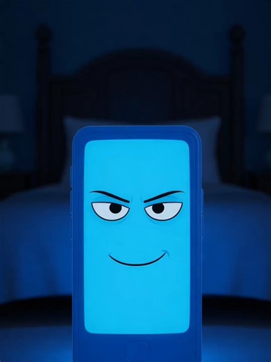 POV: your phone is ruining your sleep and you had no idea 😳📱 Your screen shoots blue light → your eyes send a wake-up signal → your brain clock stays in daytime mode → melatonin gets blocked → you can't sleep Put. The. Phone. Down. 🌙 #sleep #bluelight #science #health #animation #fyp #sciencefacts #sleeptips #phoneaddiction #melatonin #learnontiktok