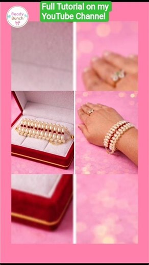 Brecelet Making Tutorial|#shortsfeed#pearlbracelet #diybracelet #brecelet#diybracelets#shorts#short