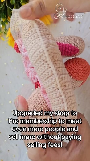 Amigurumi crochet pattern on Instagram: "I’m meeting so many interesting customers on the Tedooo app! Being able to sell my creations without paying selling fees while actually getting to know the people who order for me - is so special! If you love crafts or shopping, you should check out my shop as well as the other talented crafters on the Tedooo app and support small businesses! 🥰@tedoooplatform #tedooo Creation by @fani_crochet"