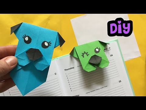 ★ DIY: BOOKMARK FOLDING WITH PAPER ★ ORIGAMI EASY