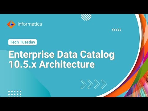 Enterprise Data Catalog 10.5.x Architecture