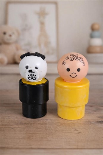 Figurines Vintage Fisher-price Little People 1984 – Lot Bonhomme & Chien – Jouets Rétro Collection - Etsy