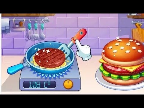 How to Make Tasty Burger 🍔🍔 Cooking Game #cook #gameplay #gaming #kitchen #animation #breakfastfood