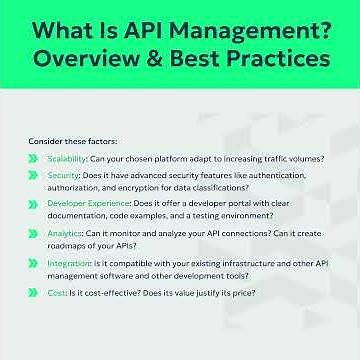 What Is API Management: Overview & Best Practices #APIManagement