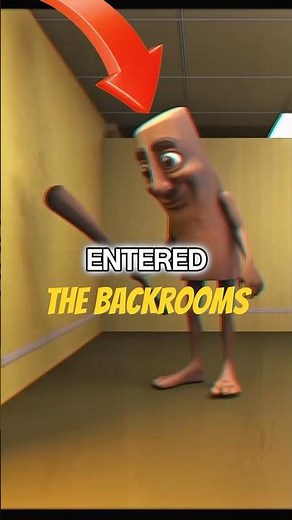 🪵What happens if TUNG TUNG SAHUR Enters The BACKROOMS 😱😲