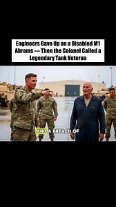 3.5K views · 113 reactions | Engineers Gave Up on a Disabled M1 Abrams — Then the Colonel Called a Legendary Tank Veteran | Retro Surfers | Facebook
