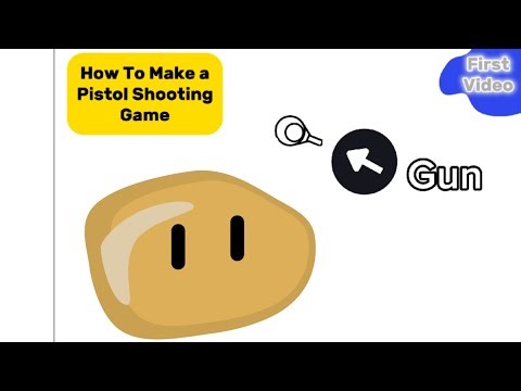 [First Video] How to make a Pistol Shooting game in scratch! | #tutorial