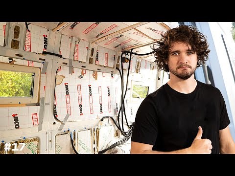Insulating a Van | Mercedes Sprinter Van Conversion #17