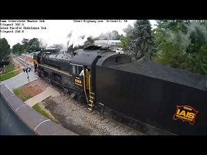 EB Iowa Interstate Steam with IAIS 6988 at Grinnell, IA on June 11, 2022 #SteelHighway