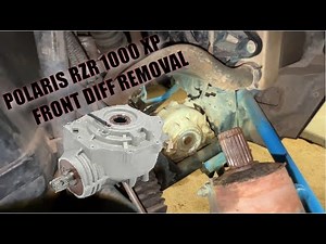 Polaris RZR 1000 Front Differential Removal & Diff Assemble