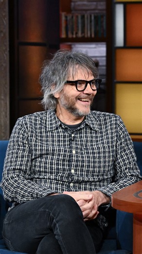 The Late Show on Instagram: "@jefftweedy shares the meaning behind his triple album, “Twilight Override.” #Colbert"