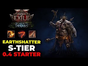 INSANE 0.4 Warrior League Starter! Earthshatter & Volcanic Fissure Build